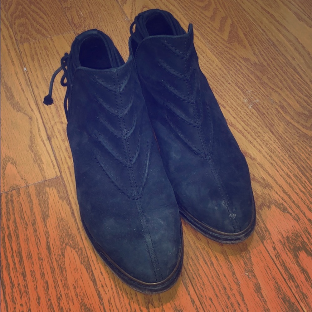 Free people black booties